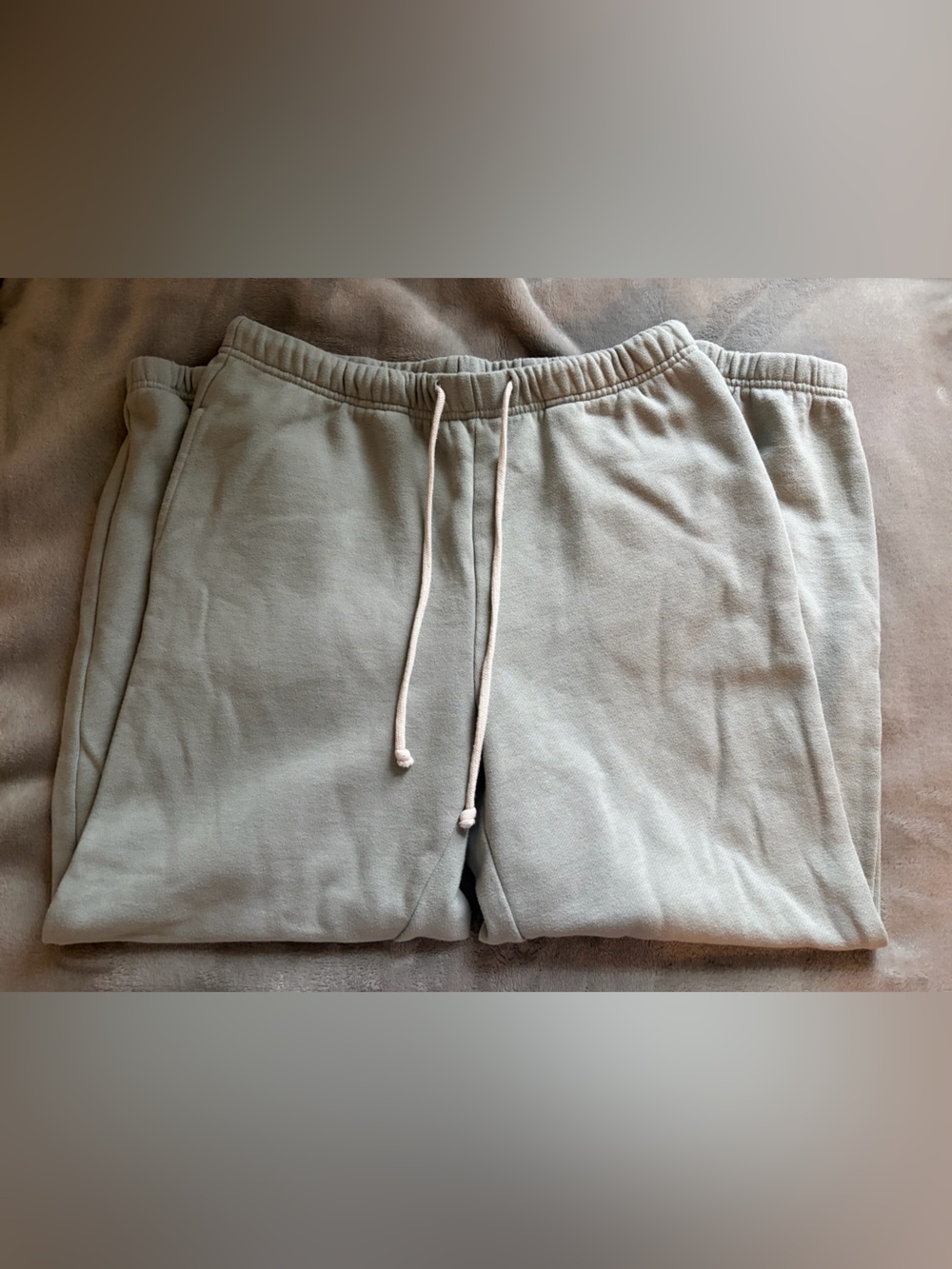 Z Supply Sage Green Drawstring Track Joggers